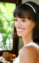 Image showing Beautiful woman smiling