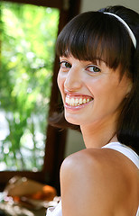 Image showing Beautiful woman smiling