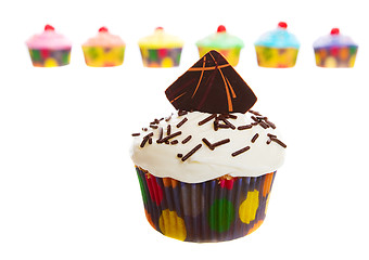 Image showing Cupcake chocolate