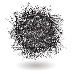 Image showing square scribble