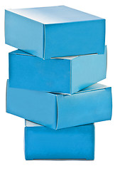 Image showing Stack of drugs boxes