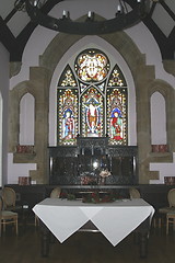 Image showing stained glass window