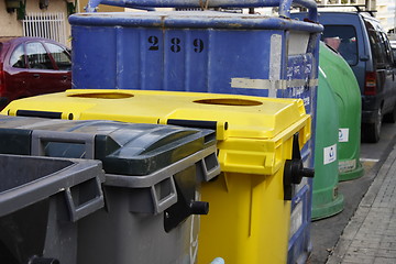 Image showing refuse bins 