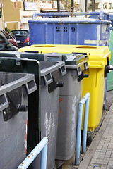 Image showing refuse bins 