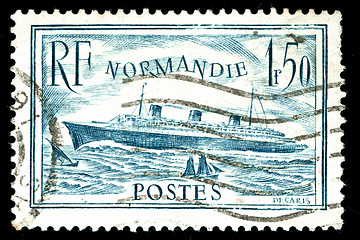 Image showing vintage french stamp