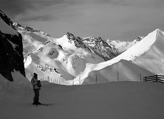 Image showing The whipped cream mountains