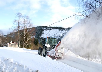 Image showing Snow mower