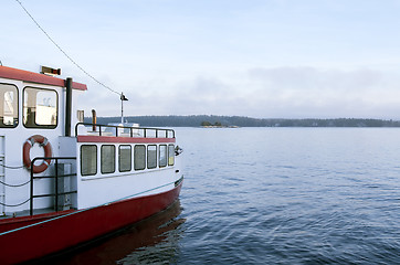 Image showing Passenger ship on water