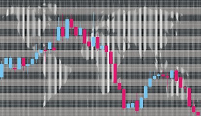 Image showing Business graph, Candlestick