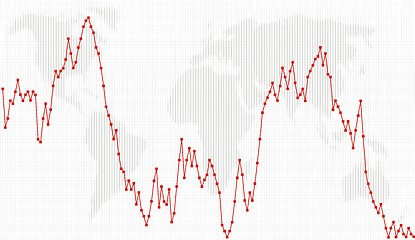 Image showing Business charts, Line-Dot Chart