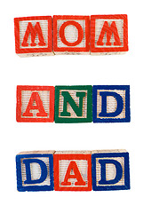 Image showing Mom And Dad