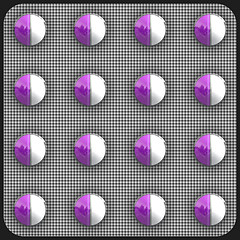 Image showing purple pills