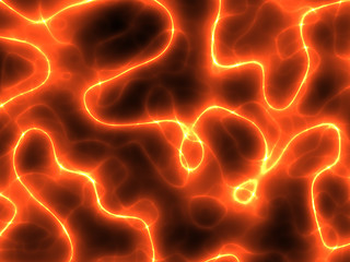 Image showing fiery electricity