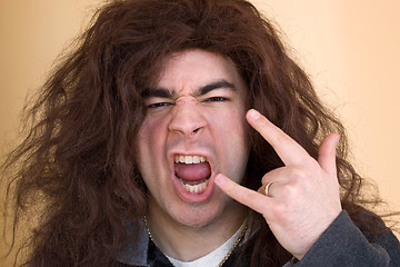 Image showing Crazy Rocker Dude