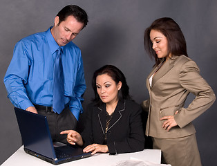 Image showing Office workers