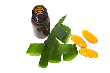 Image showing aloe vera - alternative therapy