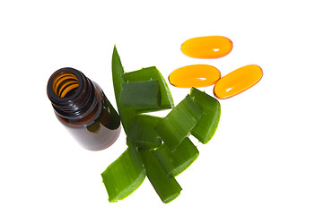 Image showing aloe vera - alternative therapy