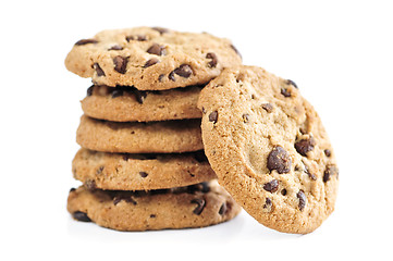 Image showing Chocolate chip cookies