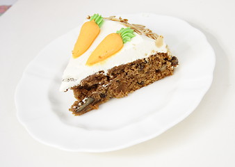 Image showing carrot cake slice
