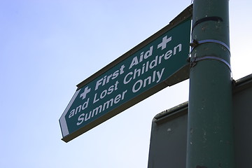 Image showing first aid sign