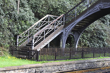 Image showing bridge steps connecting platforms