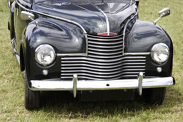 Image showing black vintage car