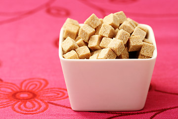Image showing brown sugar cubes