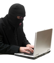Image showing Hacker Typing