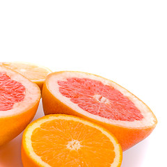 Image showing lemon, orange and grapefruit