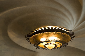 Image showing chandelier. casa batllo - detail