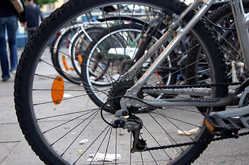 Image showing Bicycles