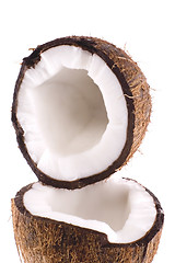 Image showing open coconut