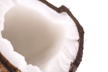 Image showing open coconut