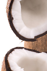 Image showing open coconut