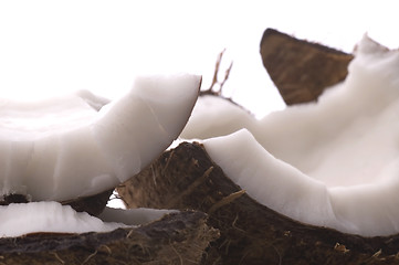 Image showing open coconut