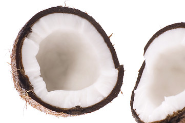 Image showing open coconut