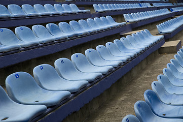 Image showing empty stadim seats