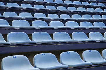 Image showing empty stadim seats