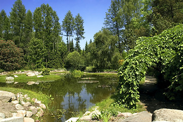 Image showing summer landscape. lake