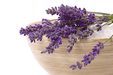 Image showing lavender bath