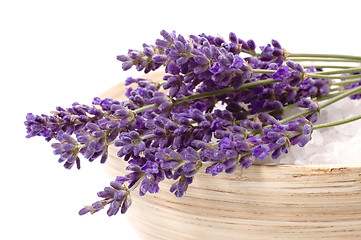 Image showing lavender bath