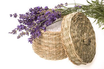 Image showing lavender bath