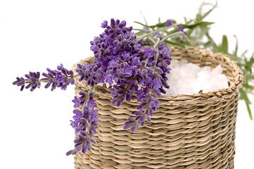 Image showing lavender bath