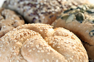 Image showing Assortment of baked bread