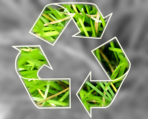 Image showing Recycle symbol .
