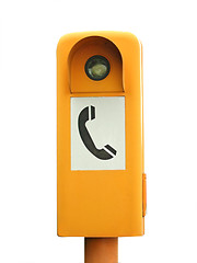 Image showing Emergency telephone