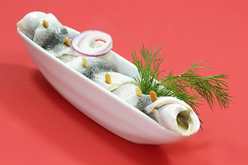 Image showing Rolled herring