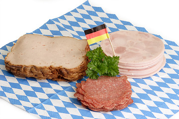 Image showing Sliced sausage