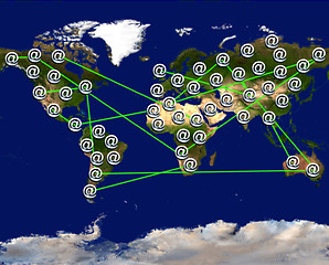 Image showing Connecting the world