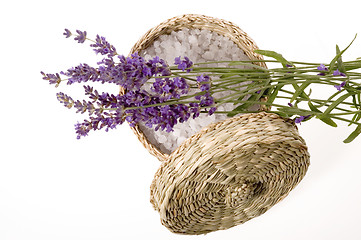 Image showing lavender bath